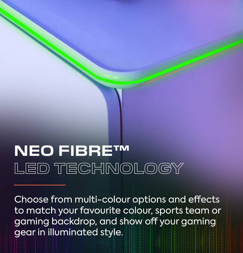 Carbon-Tek LED TV Media Unit - White RGB