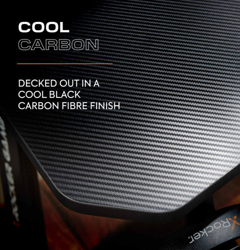 Panther 100cm Gaming Desk with Mousepad - Carbon Black