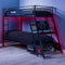 Armada Gaming Bunk Bed with Gaming Desk - Black