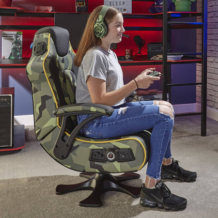 Covert Ops 2.1 Audio Console Gaming Chair - Black / Green