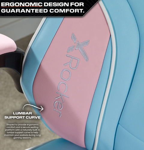 Maverick Ergonomic PC Office Gaming Chair - Bubblegum