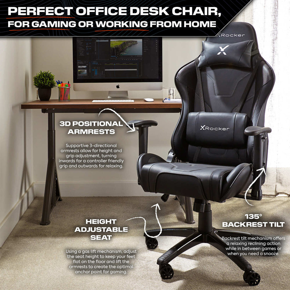 Agility eSport Ergonomic Gaming Chair - Carbon Black