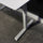 Compact standing desk in white for remote work setup