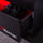 Carbon-Tek 3 Piece Bedroom Furniture Set - Grey / Red