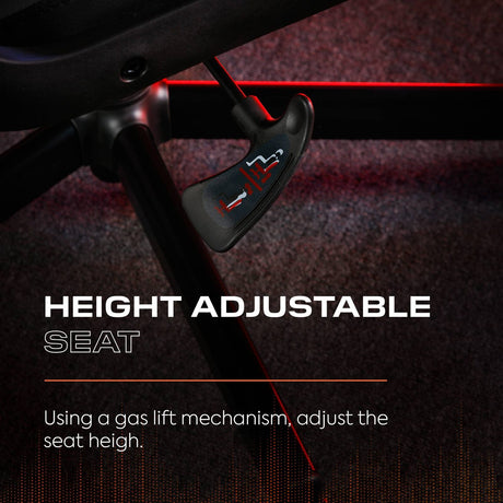 Helix Ergonomic PC Office Mesh Gaming Chair - Black / Red