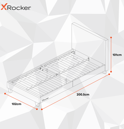Officially Licensed Super Mario™ Single Gaming Bed in a Box - Red