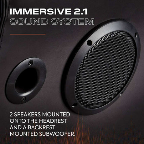 Officially Licensed Marvel™ Elite 2.1 Audio Console Gaming Chair - Black Panther