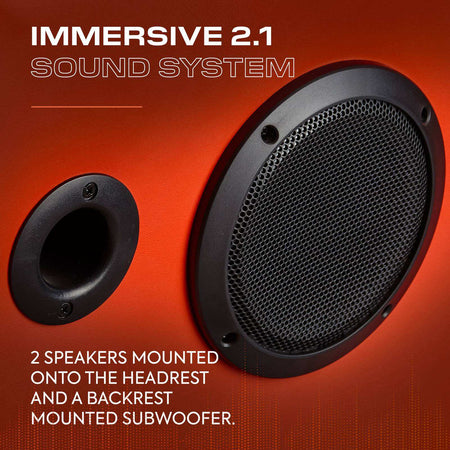 Officially Licensed Marvel™ Elite 2.1 Audio Console Gaming Chair - Captain America