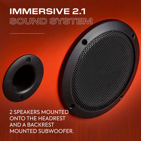 Officially Licensed Marvel™ Elite 2.1 Audio Console Gaming Chair - Captain America