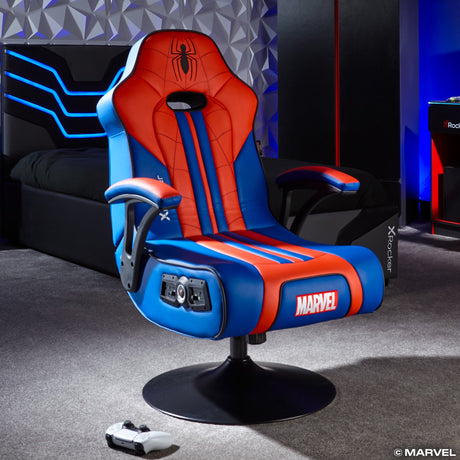 Officially Licensed Marvel™ Elite 2.1 Audio Console Gaming Chair - Spider-Man