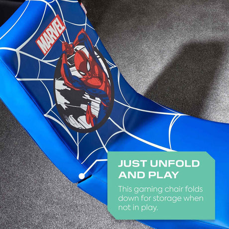 Officially Licensed Marvel™ Hero Video Rocker Gaming Chair for Kids - Spider-Man