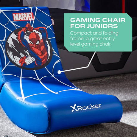 Officially Licensed Marvel™ Hero Video Rocker Gaming Chair for Kids - Spider-Man