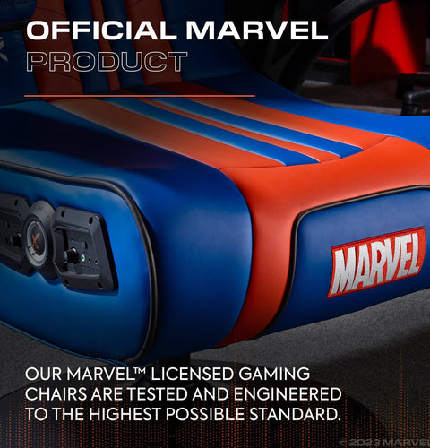 Officially Licensed Marvel™ Elite 2.1 Audio Console Gaming Chair - Spider-Man