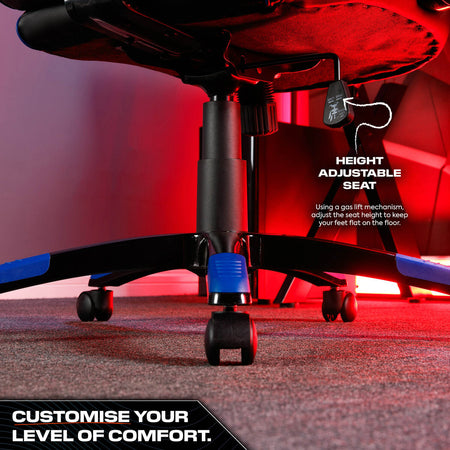 Maverick Ergonomic PC Office Gaming Chair - Black / Blue