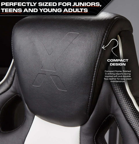 Maverick Ergonomic PC Office Gaming Chair - Black / White