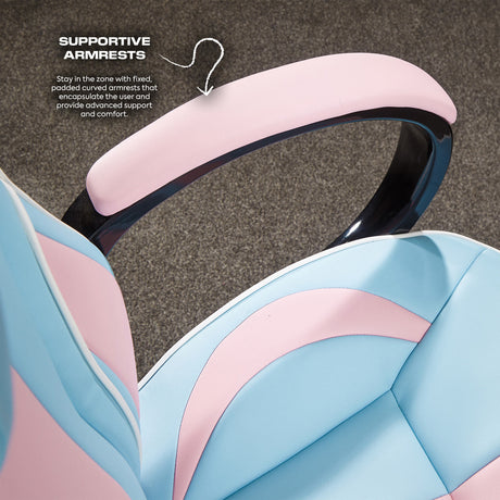 Maverick Ergonomic PC Office Gaming Chair - Bubblegum