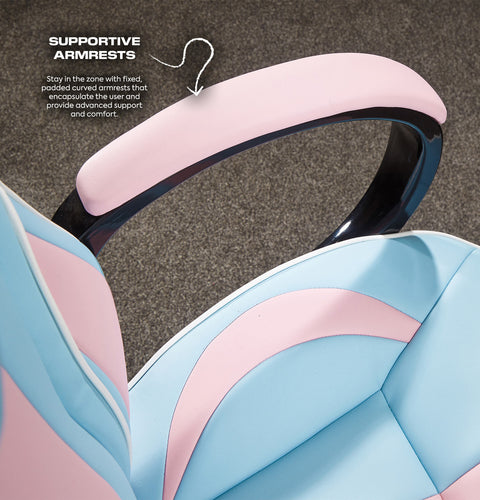 Maverick Ergonomic PC Office Gaming Chair - Bubblegum