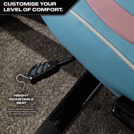 Maverick Ergonomic PC Office Gaming Chair - Bubblegum