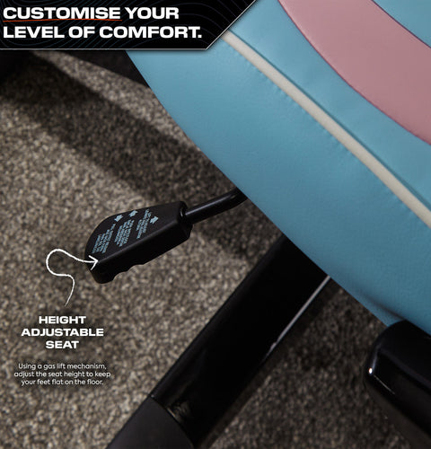 Maverick Ergonomic PC Office Gaming Chair - Bubblegum