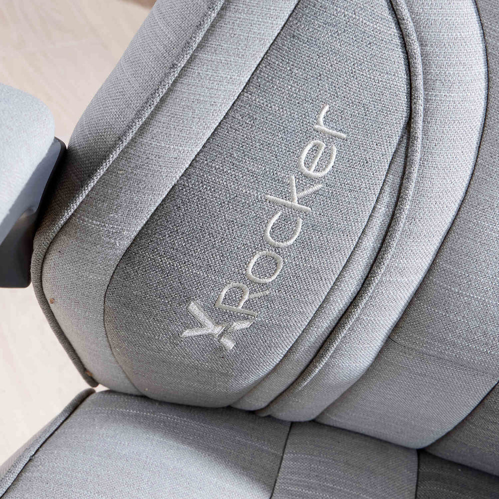 Maverick Ergonomic Fabric PC Office Gaming Chair - Grey / Taupe