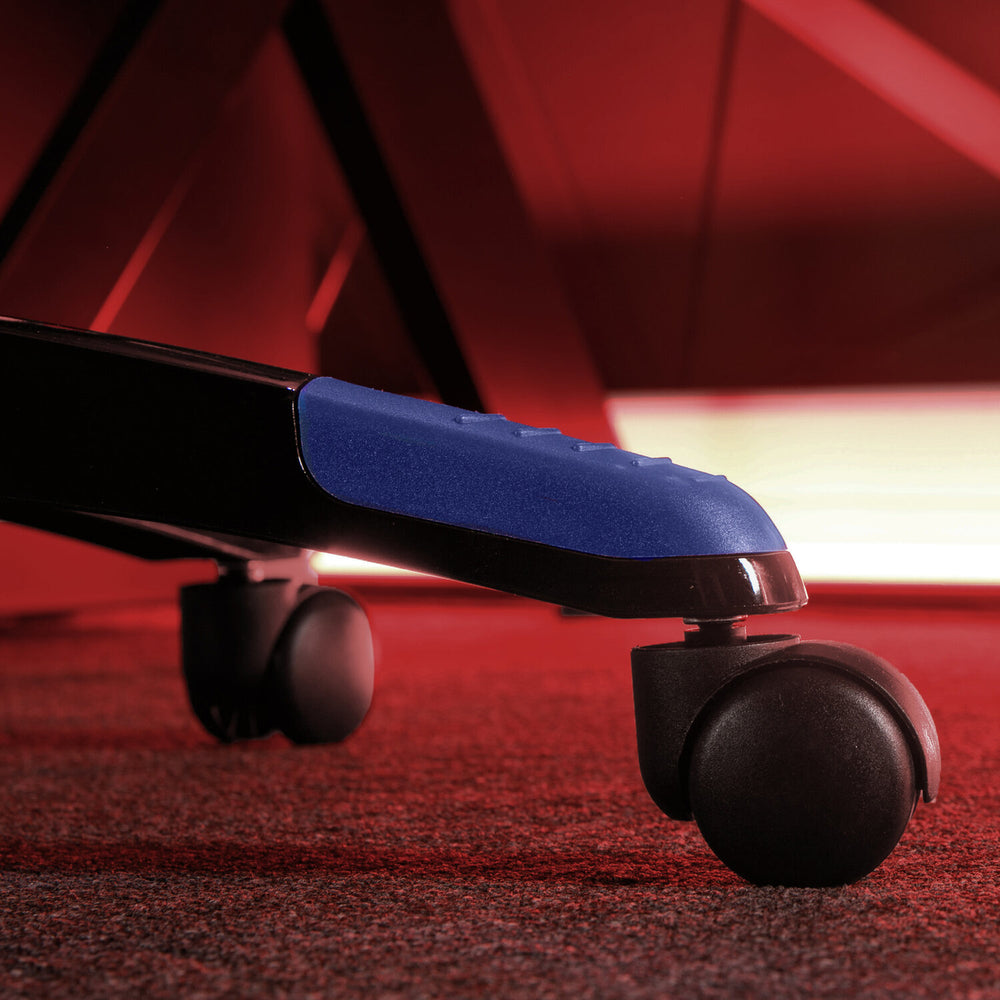 Maverick Ergonomic PC Office Gaming Chair - White / Blue