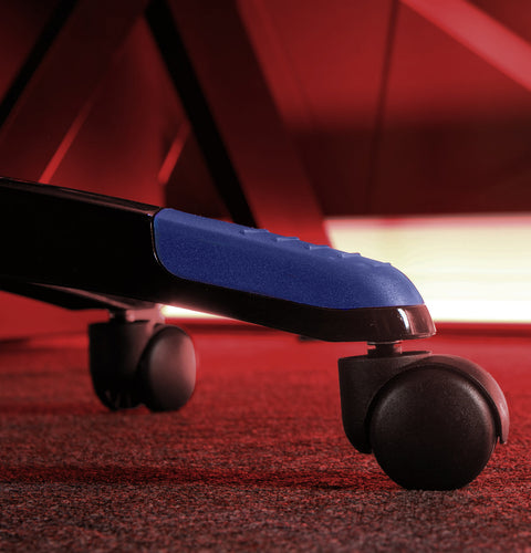 Maverick Ergonomic PC Office Gaming Chair - White / Blue