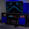 Mesh-Tek Media TV Unit - Black / Blue