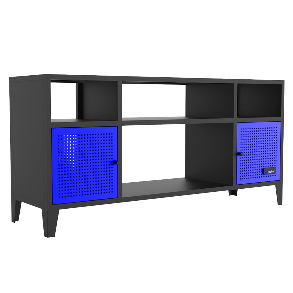 Mesh-Tek Media TV Unit - Black / Blue