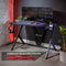 Ocelot 115cm Gaming Desk with Mousepad - Carbon Black