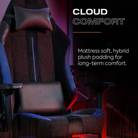 Onyx Ergonomic PC Office Gaming Chair - Fabric Black / Blue