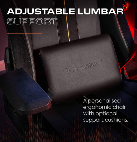 Onyx Ergonomic PC Office Gaming Chair - Fabric Black / Gold