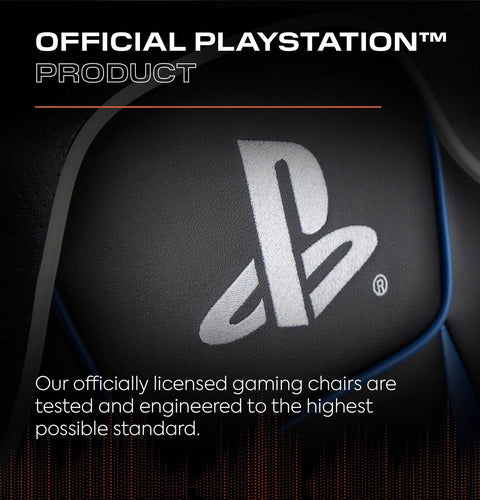 Officially Licensed Playstation™ Geist 2.0 Audio Gaming Chair for Kids - Black