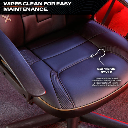 Saturn Ergonomic PC Office Gaming Chair - Black