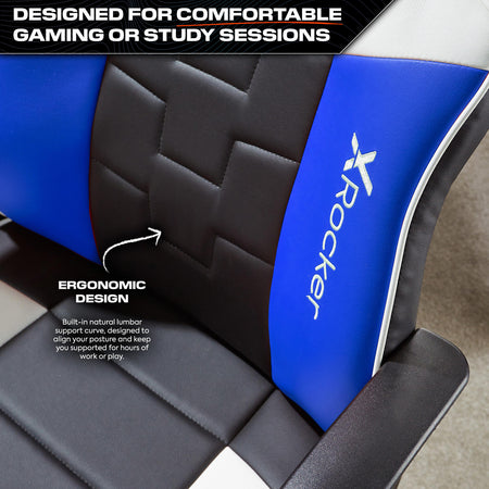 Saturn Ergonomic PC Office Gaming Chair - Blue