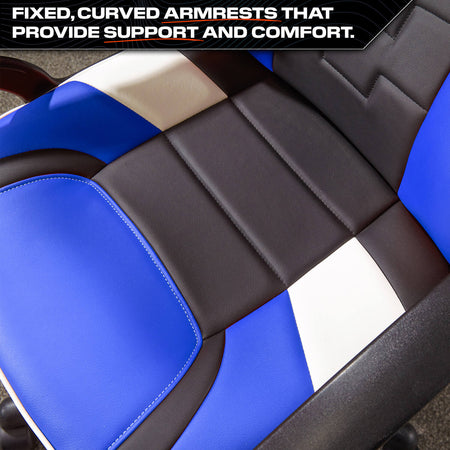 Saturn Ergonomic PC Office Gaming Chair - Blue