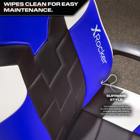 Saturn Ergonomic PC Office Gaming Chair - Blue