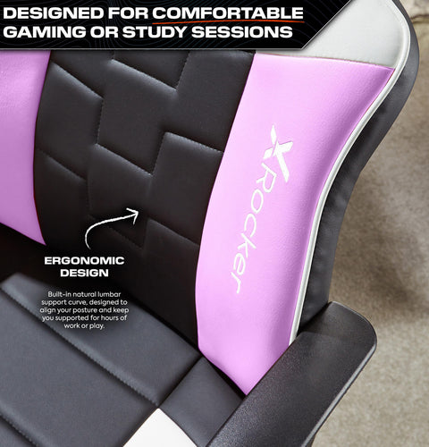 Saturn Ergonomic PC Office Gaming Chair - Pink