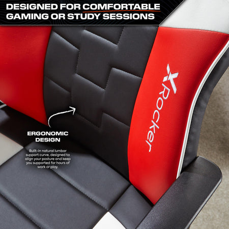 Saturn Ergonomic PC Office Gaming Chair - Red