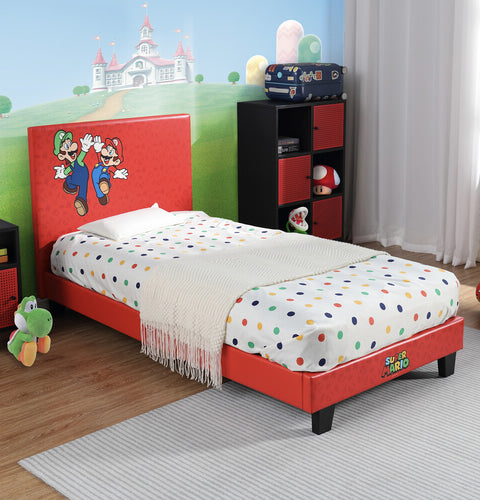 Officially Licensed Super Mario™ Single Gaming Bed in a Box - Red