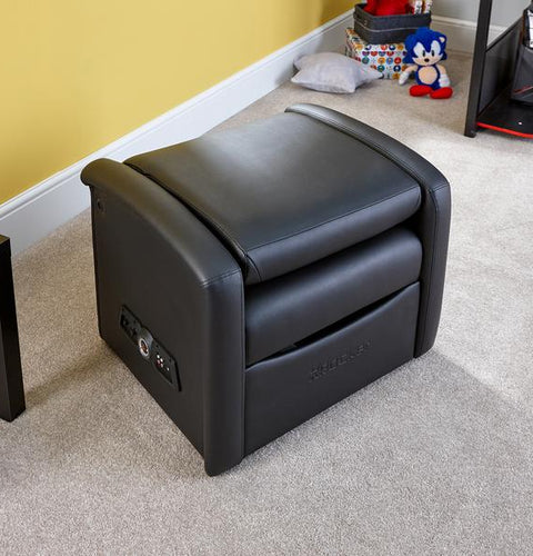 Premier Jr 2.1 Audio Ottoman Gaming Chair for Kids - Black