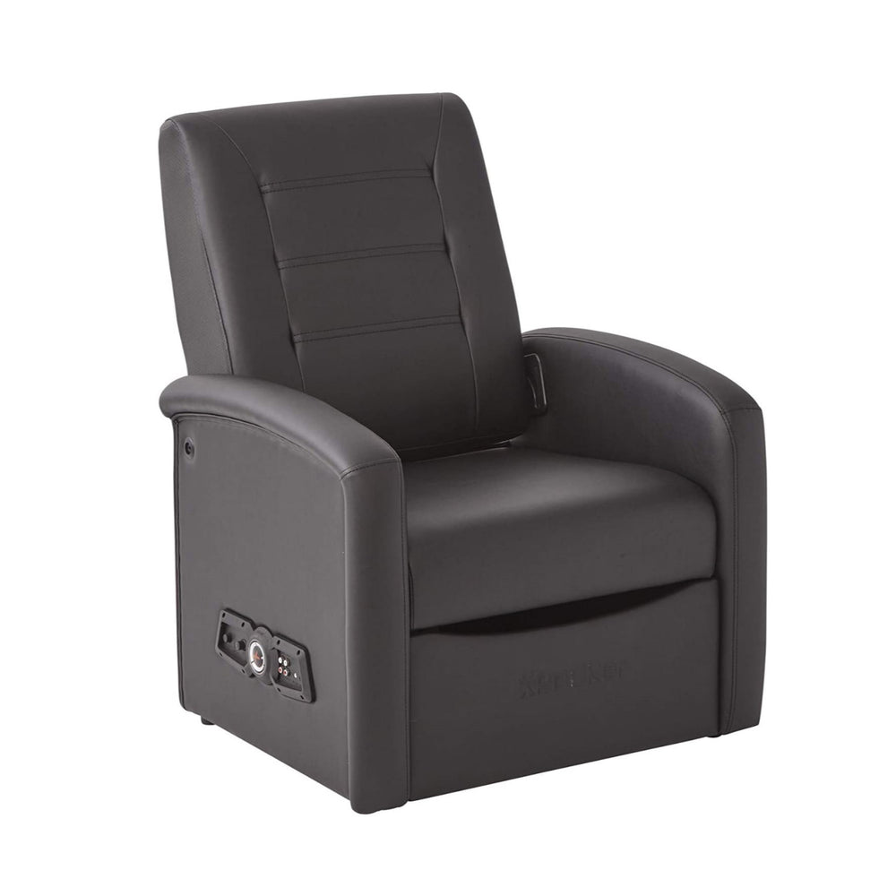 Premier Jr 2.1 Audio Ottoman Gaming Chair for Kids - Black