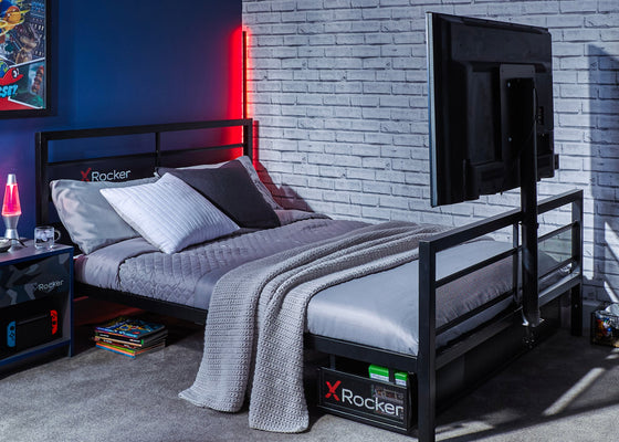 Basecamp Double Gaming TV Bed - Black