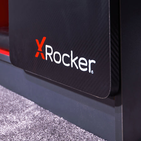 Carbon-Tek LED TV Media Unit - Grey / Red RGB