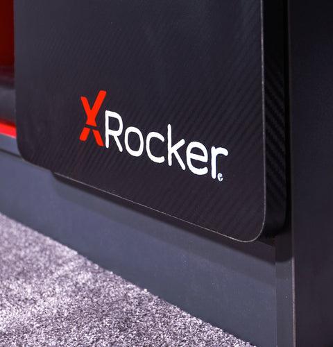 Carbon-Tek LED TV Media Unit - Grey / Red RGB