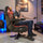 Evora 2.1 Audio Console Gaming Chair - Black / Red