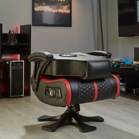 Evora 2.1 Audio Console Gaming Chair - Black / Red