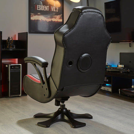 Evora 2.1 Audio Console Gaming Chair - Black / Red