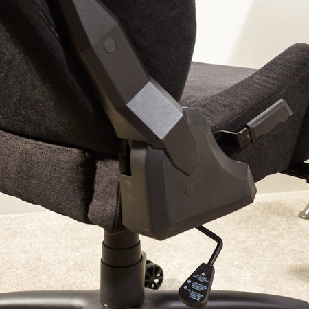 Messina Ergonomic PC Office Gaming Chair - Fabric Black