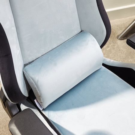 Messina Ergonomic PC Office Gaming Chair - Fabric Silver