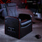 Shift Luxe Jr 2.1 Audio Ottoman Gaming Chair for Kids - Black